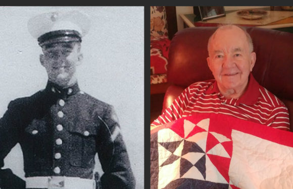 TWO-SERVICE VETERAN RECEIVES QUILT OF VALOR