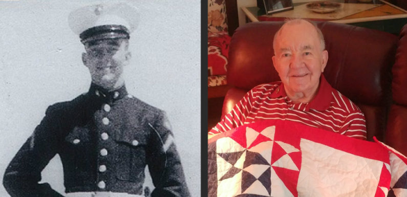 TWO-SERVICE VETERAN RECEIVES QUILT OF VALOR